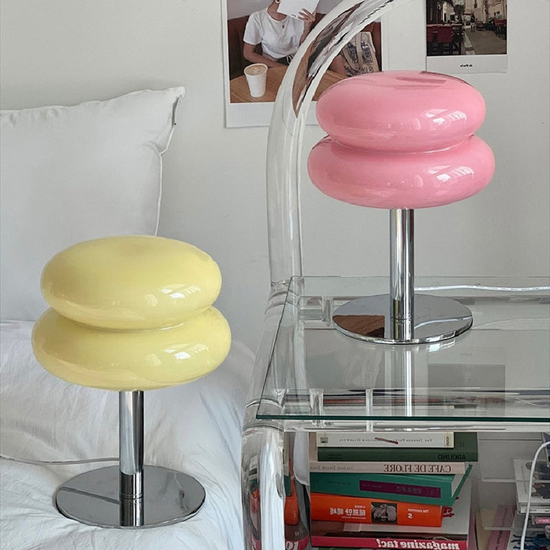 Glass Mushroom Table Lamp