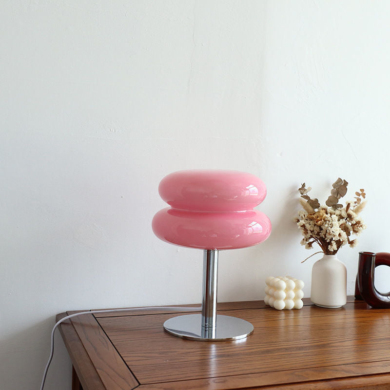 Glass Mushroom Table Lamp