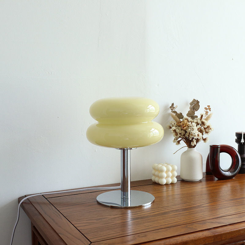 Glass Mushroom Table Lamp