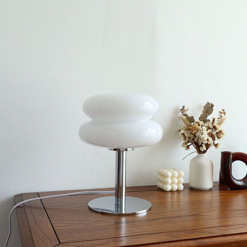 Glass Mushroom Table Lamp
