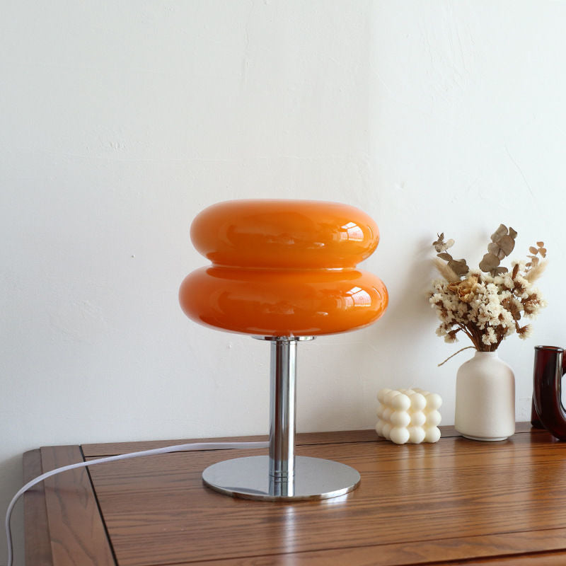Glass Mushroom Table Lamp